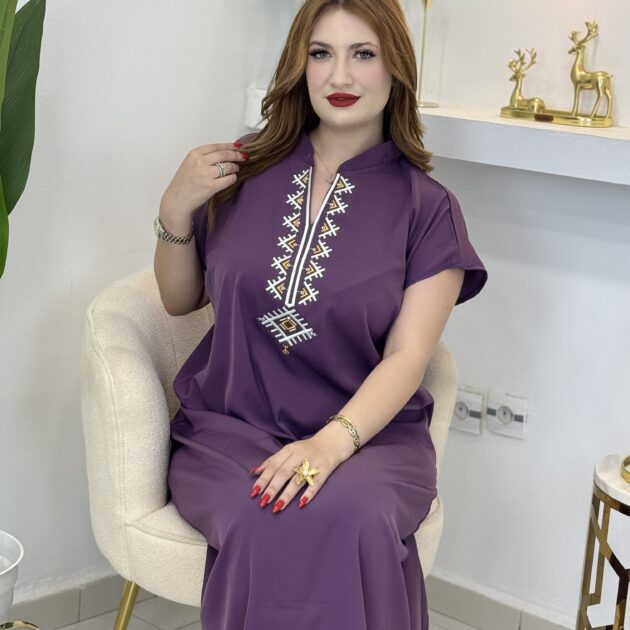 Robe inspiration berber  violet