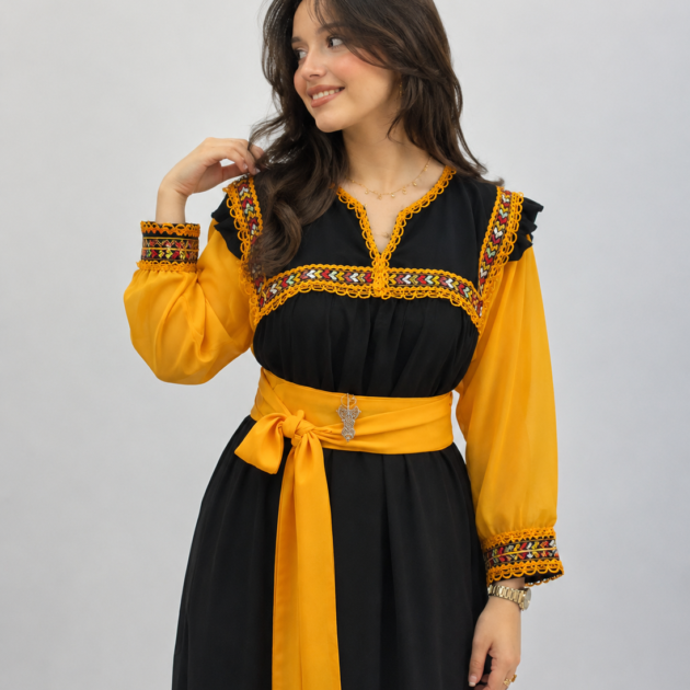 Robe jida jaune